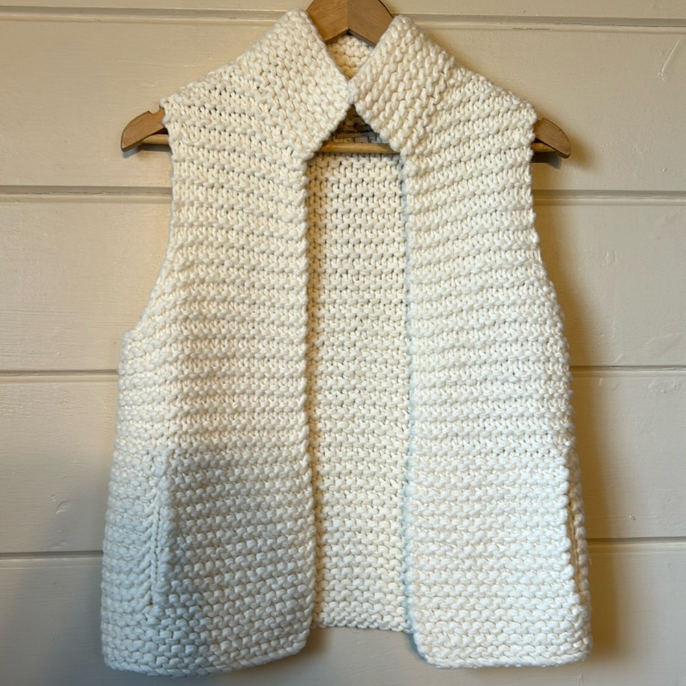 Citizens of Humanity by Jerome Dahan Thick Knit Vest Size S Rare Limited Edition